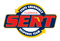 Logo of the State Emergency Response Team (SERT) Florida